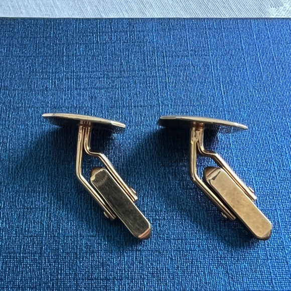 Retro SWANK Gold Tone Cuff Links - Picture 5 of 7